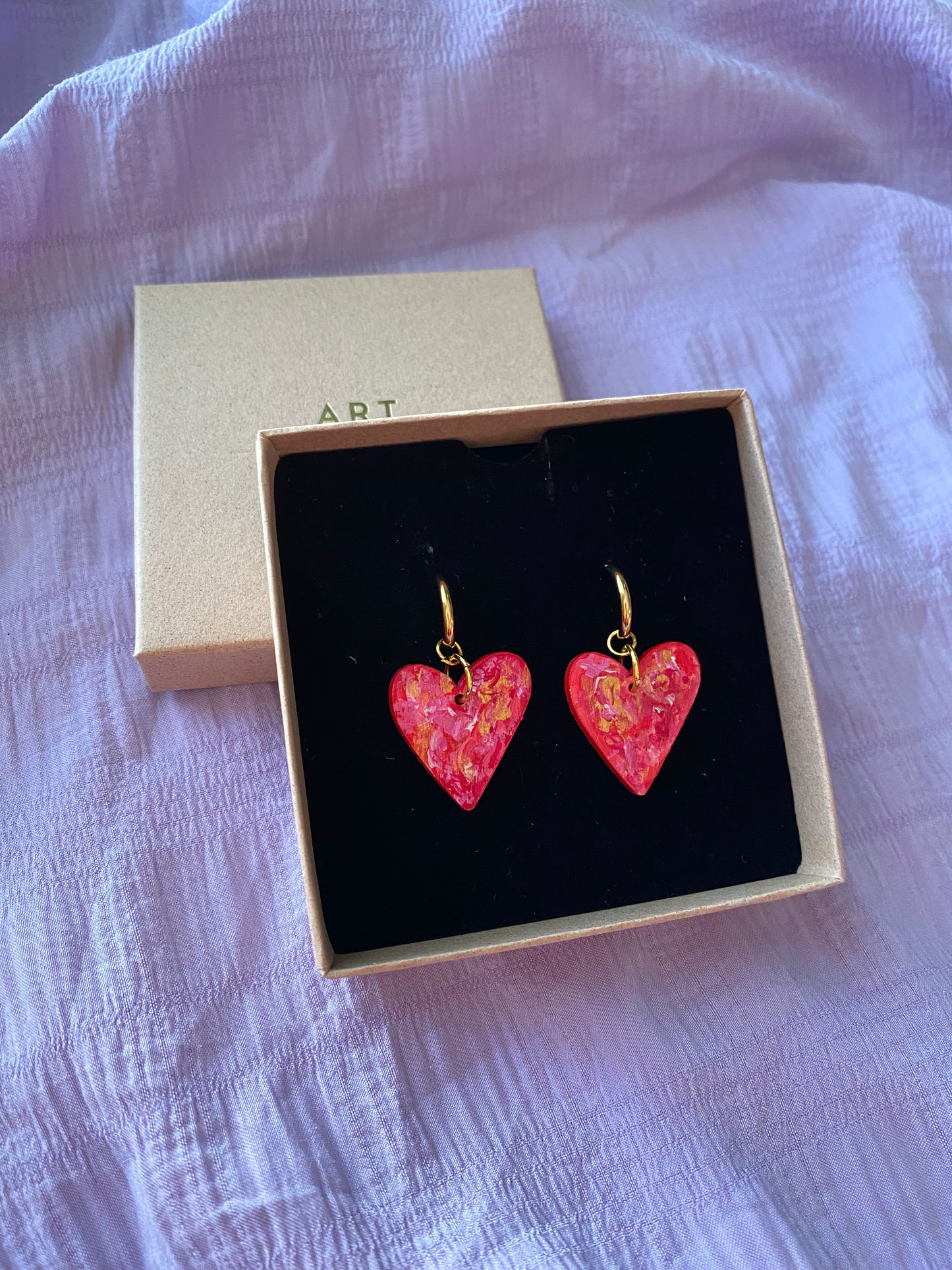 Art Heart - korvakorut