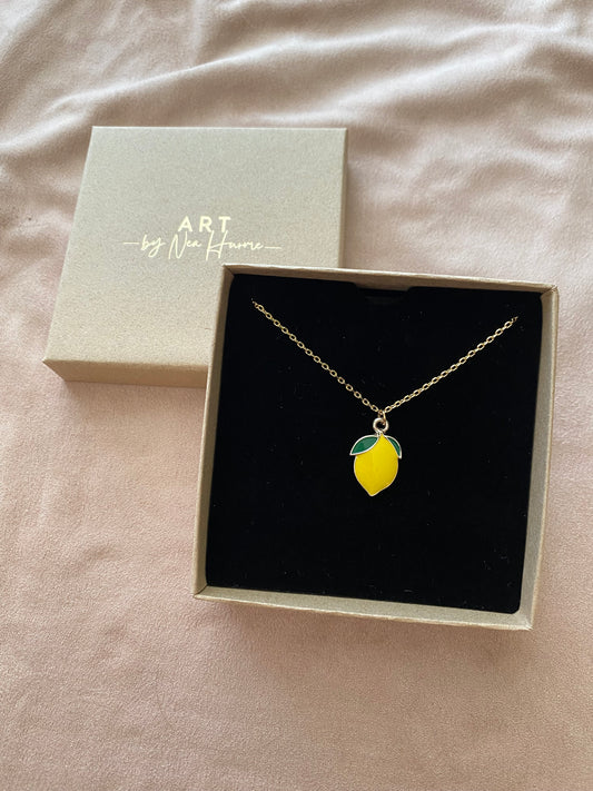 Lemon necklace