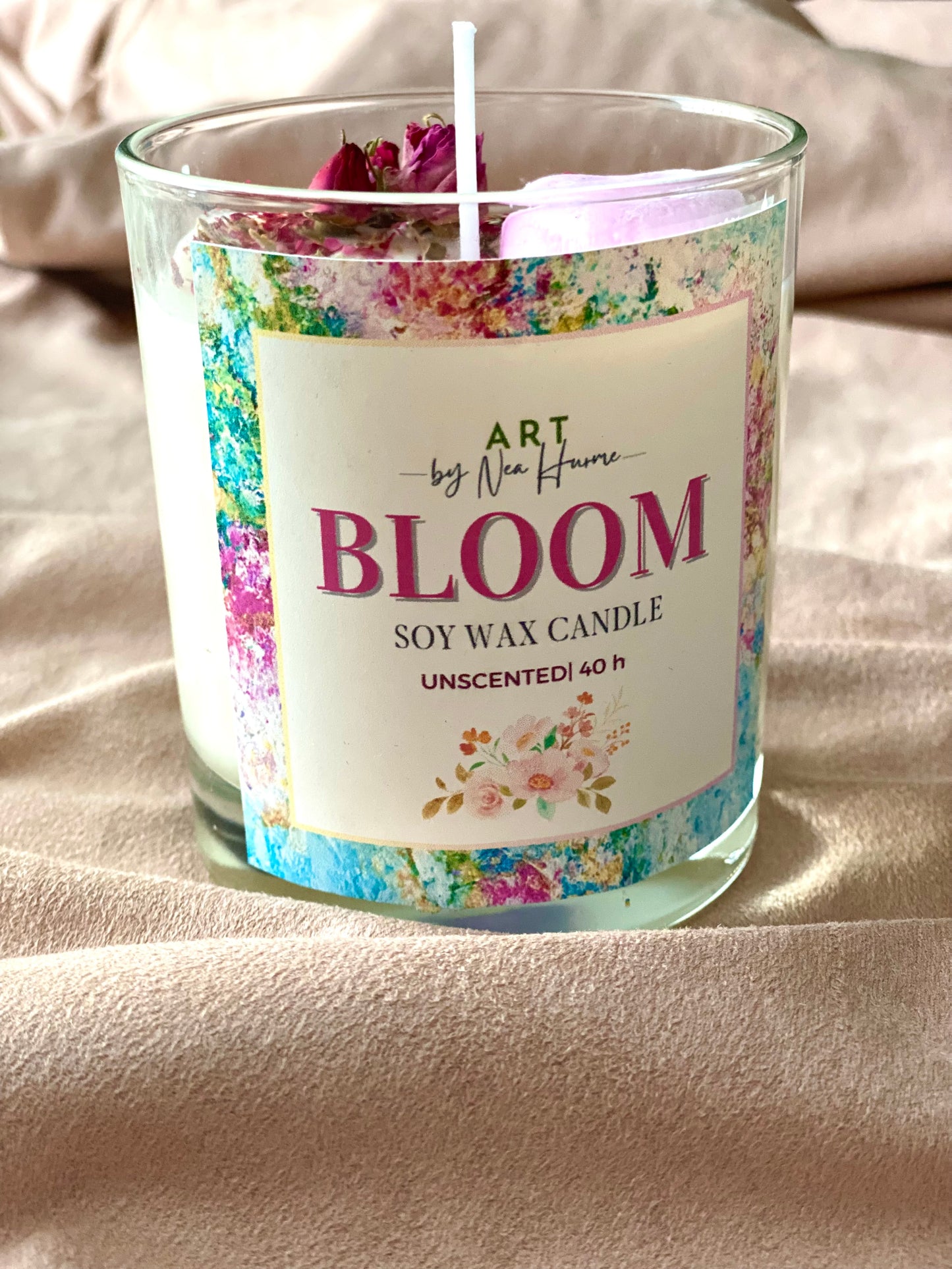 ”Bloom” soy wax candle