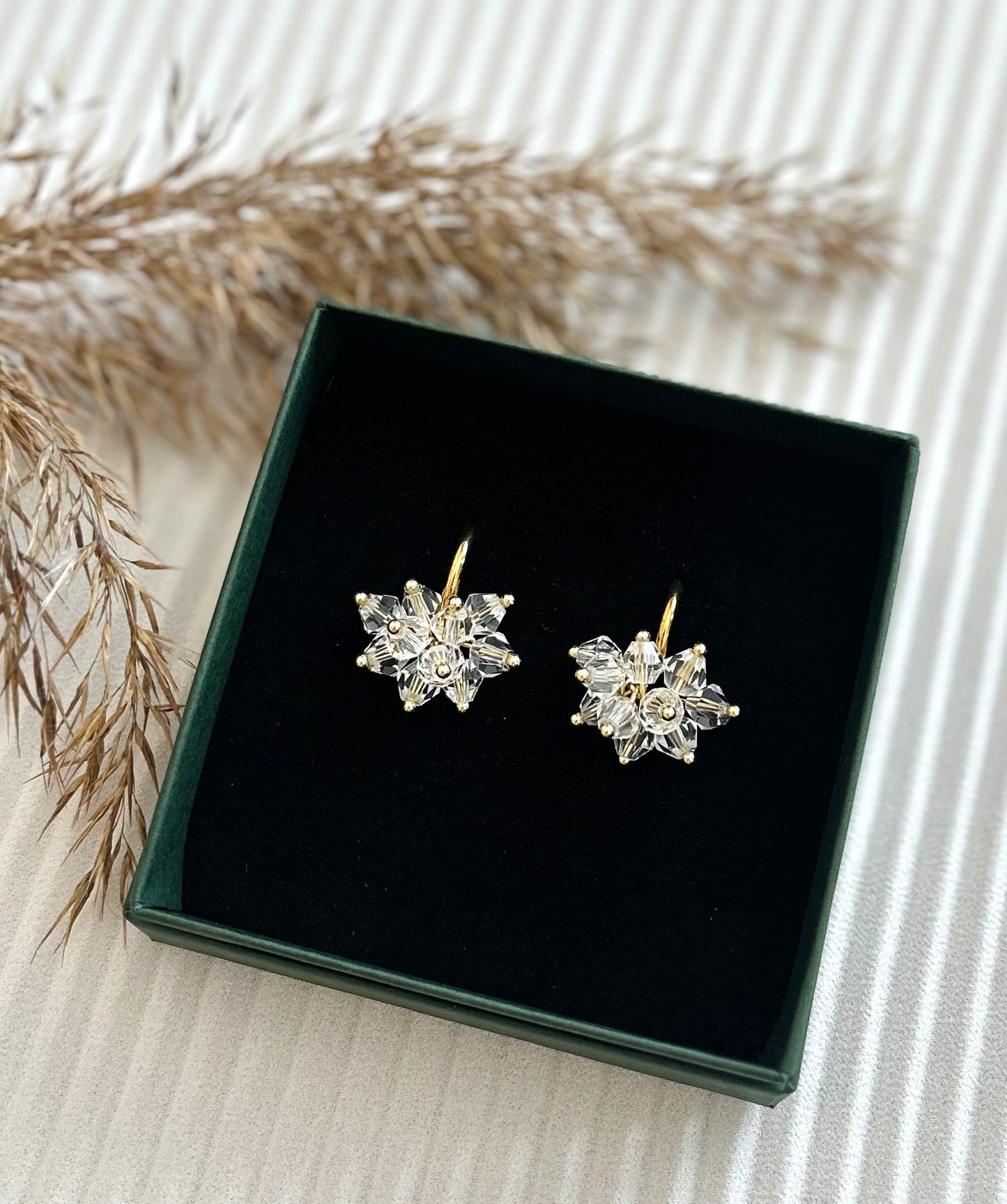 BLINGPOM- korvakorut (Kristalli/kulta)