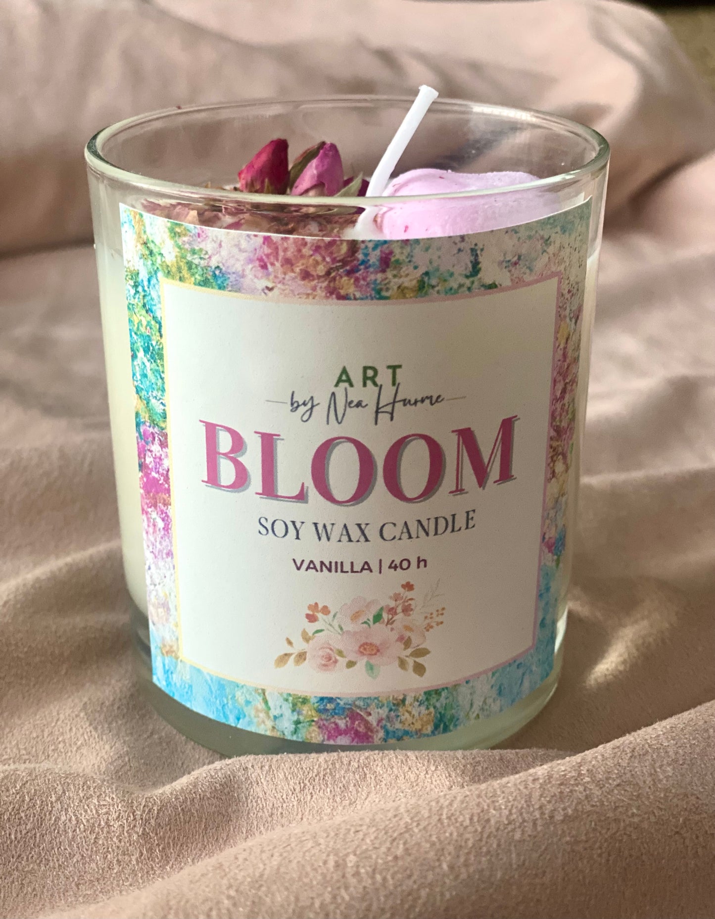 ”Bloom” soy wax candle