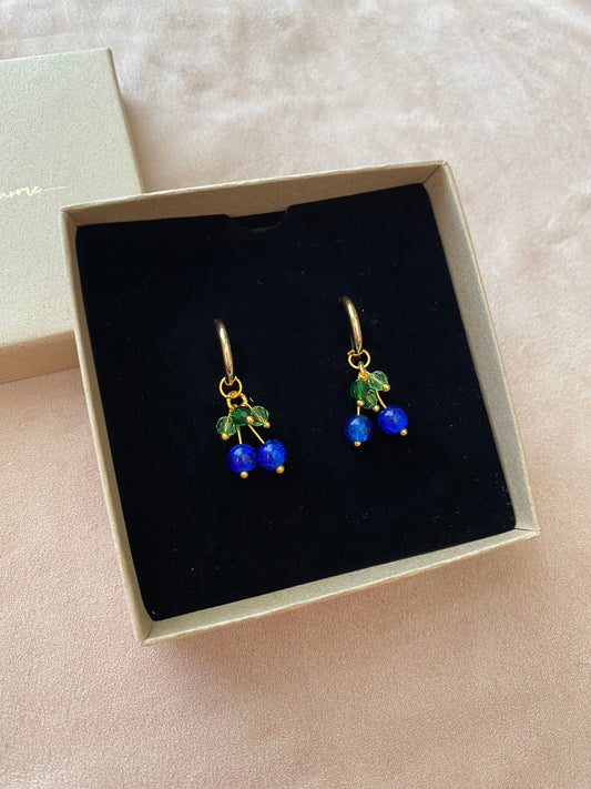 Blueberry earrings